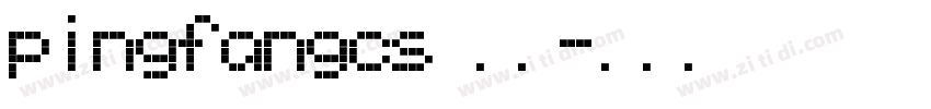 pingfangcs 中粗字体转换